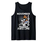59th Birthday Bear Legends November 1966 59 Years Old Men Tank Top