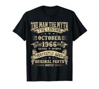 59th Birthday Gifts for Men Mythology of October 1966 T-Shirt