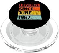59th Birthday Gifts Legend Since June 1967 59 Years Old PopSockets PopGrip for MagSafe