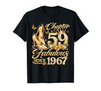 59th Birthday Queen Chapter 59 Fabulous Since 1967 Women T-Shirt