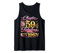 59th Birthday Queen Chapter 59 Fabulous Since 1967 Women Tank Top