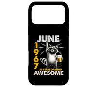 59th Birthday Raccoon Beer June 1967 Vintage 59 Years Old Case for iPhone 17 Pro Max