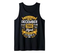 59th Birthday Real Legends December 1966 59 Years Old Men Tank Top