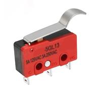 5A/125VAC, 3A/250VAC Simulated R Lever Type Limit Switch 1pcs