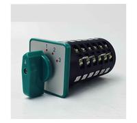 5A 380V Rotary Cam Switch 3 Position 6 Poles 36 Terminals Main Changeover Switch LW6-6