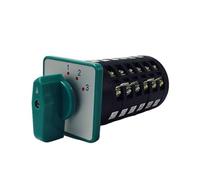 5A 380V Rotary Cam Switch 3 Position 6 Poles 36 Terminals Main Universal Changeover LW6-6