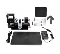 5A 60W 100-240V Mini Metal Lathe Woodworking Machine Lathe Machine Speed Milling Bench Top Digital 12000RPM/min