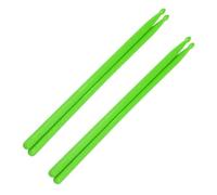 5A Colorful Drumsticks Nylon Material Durable Jazz Dumb Practice Drum Sticks From Beginner Drumstick for Beginners (Color : Green)