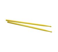 5A Colorful Nylon Drumsticks - Non-Slip Jazz/Rock/Snare Drumsticks with Shock Absorption for Pro-Grade Practice & Live Performances(Yellow)