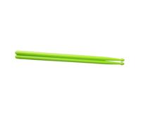 5A Colorful Nylon Drumsticks - Non-Slip Jazz/Rock/Snare Drumsticks with Shock Absorption for Pro-Grade Practice & Live Performances(Light Green)
