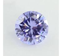 5A Cubic Zirconia Stone Multicolor Round Shape Brilliant Loose Stones Synthetic Gems Beads for Jewelry 0.8~12mm AAAAA-Lavender-7.0mm 10pcs