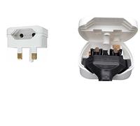 5A Euro to UK Plug White Adapter - Reliable and Safe Power Conversion Solution