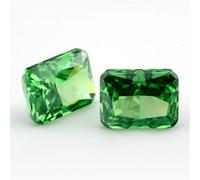 5A Octangle Radiant Crushed Ice Cut Loose CZ Stone Cubic Zirconia Synthetic Gemstone For Jewelry No. 11 GN8 6x8mm 1pc