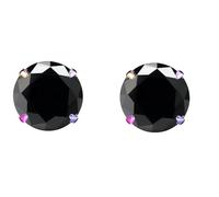 5A Stunning Black Obsidian Hypoallergenic Quartz Stone Surgical 316L Stainless Steel,Hypoallergenic Tragus Cartilage Sleeper Earrings,Earring Stud Gift Box,Men Women Womens Mens…, 8 mm, Stainless
