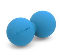 5BILLION Peanut Massage Ball - Double Lacrosse Massage Ball & Mobility Ball for Physical Therapy - Deep Tissue Massage Tool for Myofascial Release, Muscle Relaxer, Acupoint Massage (Blue)