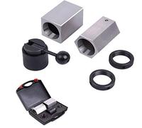 5C-CB Collet Block Set Four-Sided Six-Sided Hardened Precision Ground 5C Collet Fixtures Square Hex Chuck Rings Closer Holder for Milling Lathes Surface Grinder