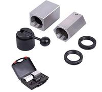 5C-CB Collet Block Set Four-Sided Six-Sided Hardened Precision Ground 5C Collet Fixtures Square Hex Chuck Rings Closer Holder for Milling Lathes Surface Grinder Drill Chuck