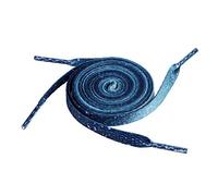 5Chaos Cool Printed Funny Shoelaces, Novelty Galaxy Patterned Shoe Laces for Women Kids Girls Men, Fun Custom Shoestring with Aglets, 1 Pair (55 inches (140 cm), Blue Galaxy)