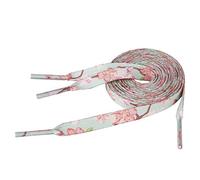 5Chaos Vibrant Shoelaces for Fun, Cool Design with Metal Aglets, 1 Pair, Sakura/Japanese style, 51" (130CM)