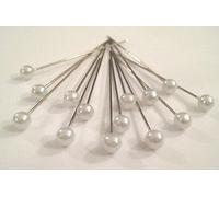 5cm (2 INCH) LARGE PEARL PINS WHITE X 144pcs