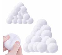 5cm 7cm White Elf Christmas Snowballs Indoor Snowball,Soft Fake Christmas Snowballs,Indoor Kids Snow Fight,Realistic Artificial Snowballs for Winter Game,Snow Fights,Xmas Trees,Home Decorations(30p)