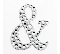 5cm Diamante Self Adhesive Glitter Sticker Letter &