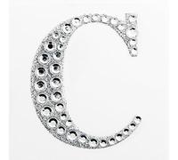 5cm Diamante Self Adhesive Glitter Sticker Letter C