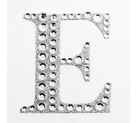 5cm Diamante Self Adhesive Glitter Sticker Letter E