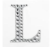 5cm Diamante Self Adhesive Glitter Sticker Letter L