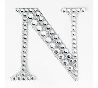 5cm Diamante Self Adhesive Glitter Sticker Letter N