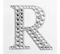 5cm Diamante Self Adhesive Glitter Sticker Letter R