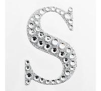 5cm Diamante Self Adhesive Glitter Sticker Letter S