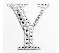 5cm Diamante Self Adhesive Glitter Sticker Letter Y