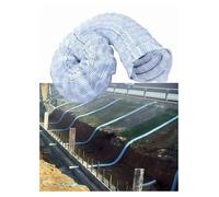 5cm Diameter Flexible Perforated Pipe,Bendable Underground Drainage Tube,French Hose for Road Railway Park Tunnel Drainage(1400 cm)