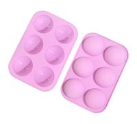 5cm Diameter Half Sphere Silicone Mould Large 6-Cavity, Chocolate Ball Mould Baking Mold, Silicone Mould for Making Cake, Jelly, Dome,Silicone Chocolate Mould,Chocolate Moulds,Sphere Mould
