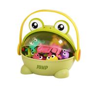5cm Funny Finger Press Frog,Bouncing Toad Toy - Puzzle Toy For Kids, Garden Landscaping, Mini Animals Collection, Goody Bag Fillers Jumping Frog For Boys Girls Children Play Birthday Party Fun