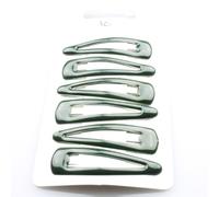 5cm Hair Sleepies Clips Accessories - School Colour Bottle Green