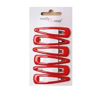 5cm Hair Sleepies Clips Accessories - School Colour Red