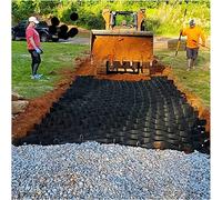 5cm High Garden Retaining Wall Grid with Drainage HolesDurable Permeable Gravel Grid for Slopes Driveways Pathways Landscaping and Parking Areas (6x9m/19.7x29.5ft)