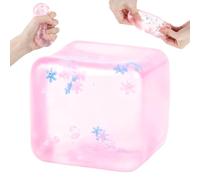 5cm Ice Cube Squishy- Soft Stress Relief Toys For Kids Adults, Cube Squeeze Fidget Toy Sensory Anxiety Stress Relief For Home School Office, Office Desk Decor, Calming Sensory Gift