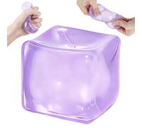 5cm Ice Cube Squishy- Soft Stress Relief Toys For Kids Adults, Cube Squeeze Fidget Toy Sensory Anxiety Stress Relief For Home School Office, Office Desk Decor, Calming Sensory Gift