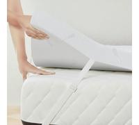 5cm Memory Foam Mattress Topper Dual Layer Reversible - Cooling Gel Summer + Warm Memory Winter, Back Pain Relief, Coolmax Breathable Zip Cover, Year Round Comfort (Double (135x190x5cm))