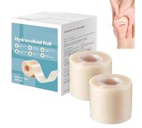 5cmx3.6m Hydrocolloid Roll - Cut-to-Size Self-Adhesive Dressing, Waterproof & Ultra Absorbent for Blisters, Acne, Minor Wounds | First Aid Essential (A-2PC)