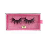 5D 25mm False Eyelashes Fake Eyelashes Fluffy Curling Long Looking Lashes for Daily Use Parties Wedding Dating Shopping 1 Pair (LD10)