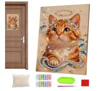 5D Beaded Dots Gem DIY Kit,Framed Gem Art Set,Handmade Sticker Craft