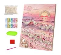 5D Beaded Dots Gem DIY Kit,Framed Gem Art Set,Handmade Sticker Craft