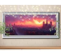 5D Berlin,Church Diamond Painting,Full Drill Diamond Art Painting Kit for Adults large 60x120cm,DIY Cross Stitch Rhinestone Arts Picture,Crystal Art Kits for Kids Gifts Home Wall Decoration 59E-7733