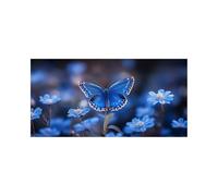 5D Butterfly Diamond Art Kits Adults Flower Diamond Painting, Crystal Art Cross Stitch Embroidery Kit 40 x 80 In, DIY Painting by Numbers with Colored Rhinestones, Room Decor Gifts for Women 2ZSH-0763