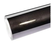5D CARBON FIBRE VINYL ULTRA HIGH GLOSS 300MM X 1000MM ROLL - CARBON FIBER VINYL EFFECT - WRAP BADGES CAR PANELS