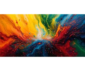 5D Color Diamond Painting Kits, Large Diamond Painting With Accessories, Full Drill Diamond Art Abstract Paint by Numbers for Adults Gem Art Gifts Kits, for Woman Room Decor, (80x160cm/32x64in) ZF-98